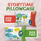 Playtime Story-Time Pillowcase.20 Starter Sentences and Images.